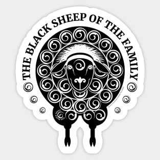 The black sheep of the family Sticker